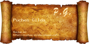 Puches Gilda névjegykártya